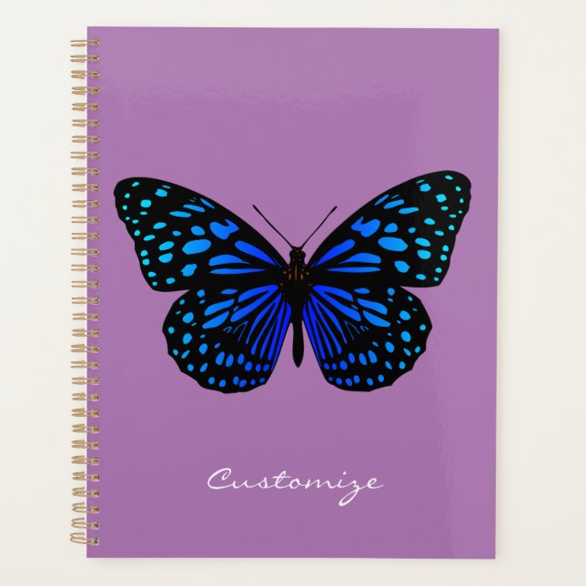 Agenda Borboleta azul Thunder_Cove (Frente)