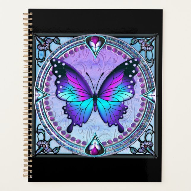 Agenda Borboleta de sublimação com fundo (Frente)