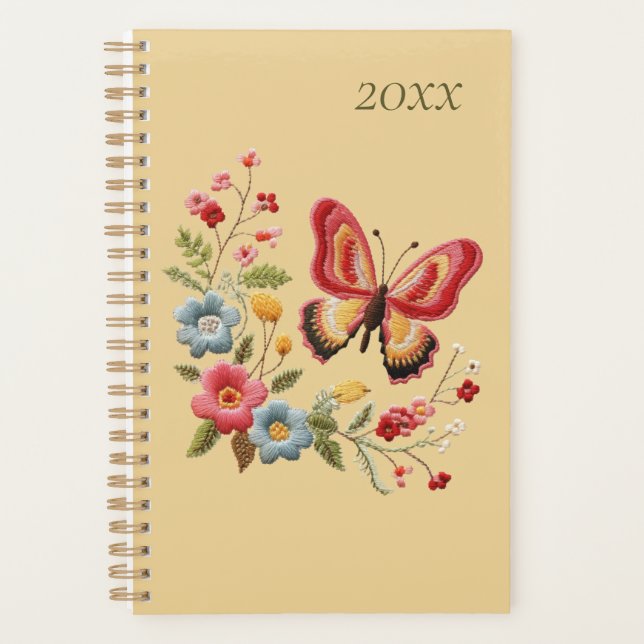 Agenda Borboleta Floral (Frente)