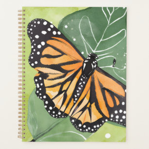 Agenda Borboleta Monarca Aquarela Bonita