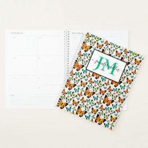 Agenda Borboletas de verão personalizadas