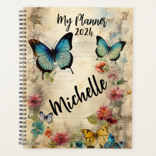 Agenda Borboletas e flores