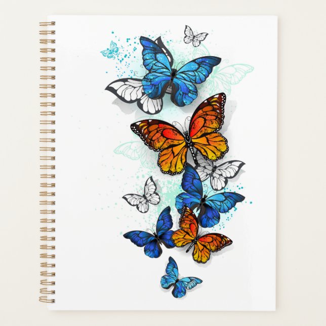 Agenda Borboletas voadoras Morpho e Monarca (Frente)