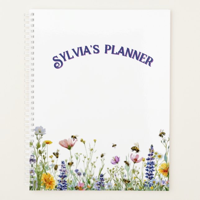 Agenda Borda Inferior Floral (Frente)