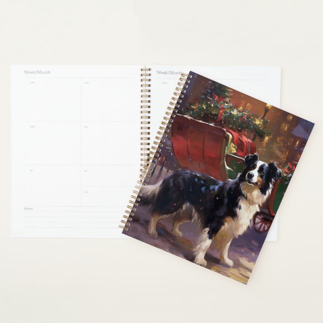 Agenda Border Collie Christmas Fesason (Exibição)