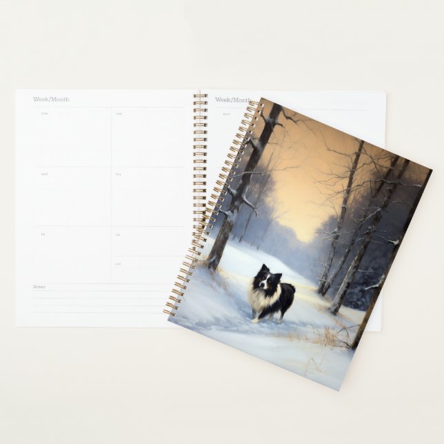 Agenda Border Collie Deixe Nevar Natal (Exibição)