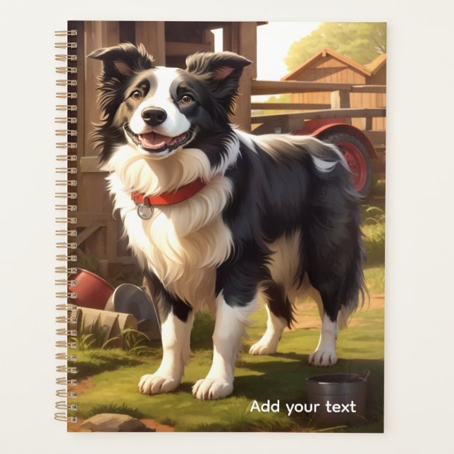 Agenda Border Collie Dog (Frente)