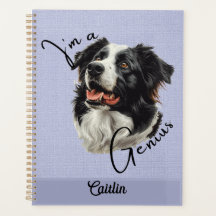 Border Collie - "I'm a Genius" - Design personaliz