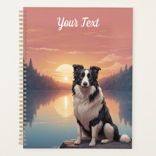 Agenda Border Collie por Lago (Frente)