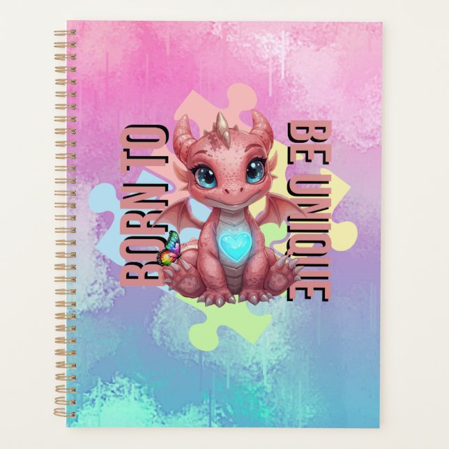 Agenda Born to Be Unique – Dragon Heart Cute Baby Dragon  (Frente)