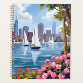 Agenda Boston Harbor Spring | Boat Bay City Skyline