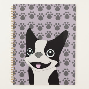 Agenda Boston Terrier, Lavanda Roxa