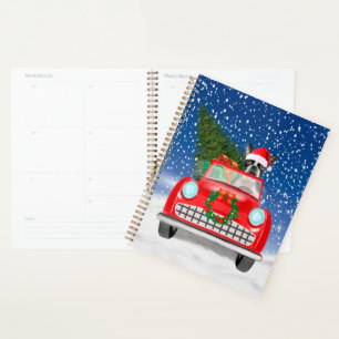 Agenda Boston terrivelmente Cão Dirigindo Carro No Natal 