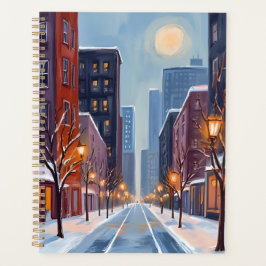 Agenda Boston Winter | Massachusetts City Watercolor