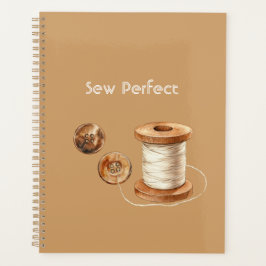 Agenda Botões de Linha Perfeitos para Costurar Creme Marr