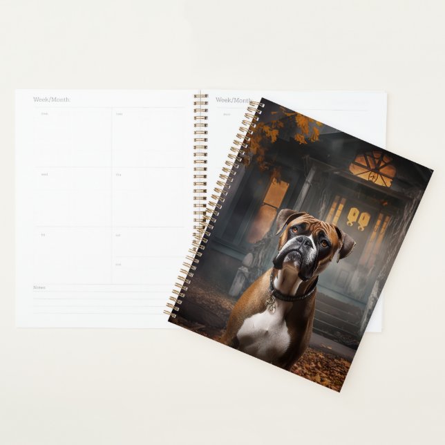 Agenda Boxer Halloween Assustador (Exibição)