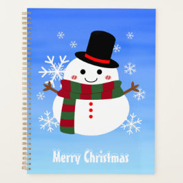 Agenda Branca de Natal Snowman