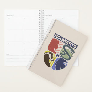 Agenda Brasão Estampado Vintage HOGWARTS™