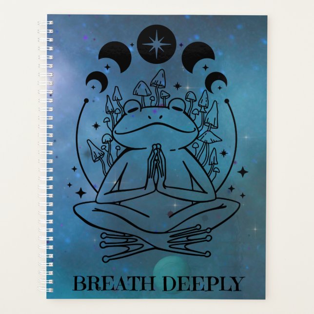 Agenda Breath Deeply Yoga Sapo (Frente)