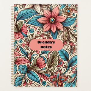 Agenda Brenda's Notes Floral