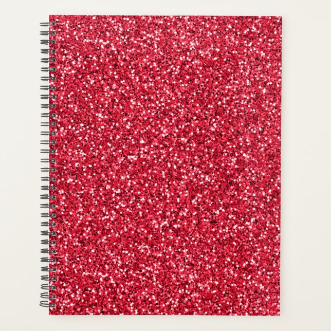 Agenda Brick Red Glitter (Frente)