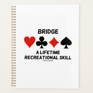 Agenda Bridge A Lifetime Recreational Skill Card