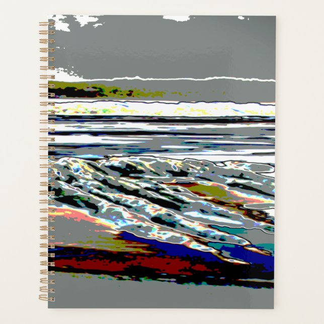 Agenda Bridgewater N.S. Riser's Beach Abstract print art (Frente)