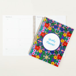 Agenda Bright Abstrato Flower Art