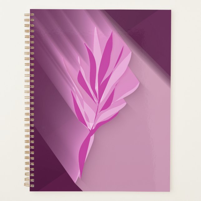 Agenda Bright flower. (Frente)