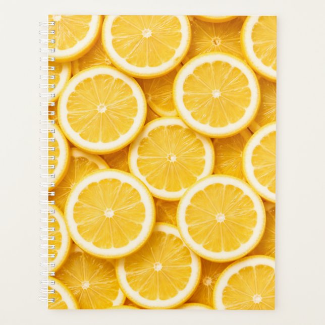 Agenda Bright Lemon Slices Planner Cover  (Frente)