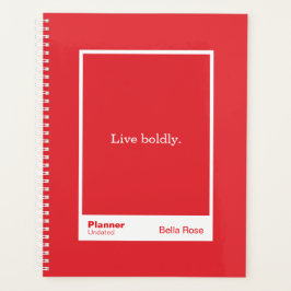 Agenda Bright Red Block Quote | Fully Customizable