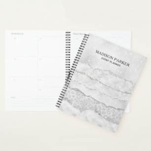 Agenda Brilhante Branco