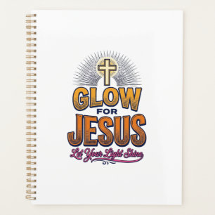 Agenda Brilhe por Jesus Deixe Sua Luz Brilhar Desenho Cri