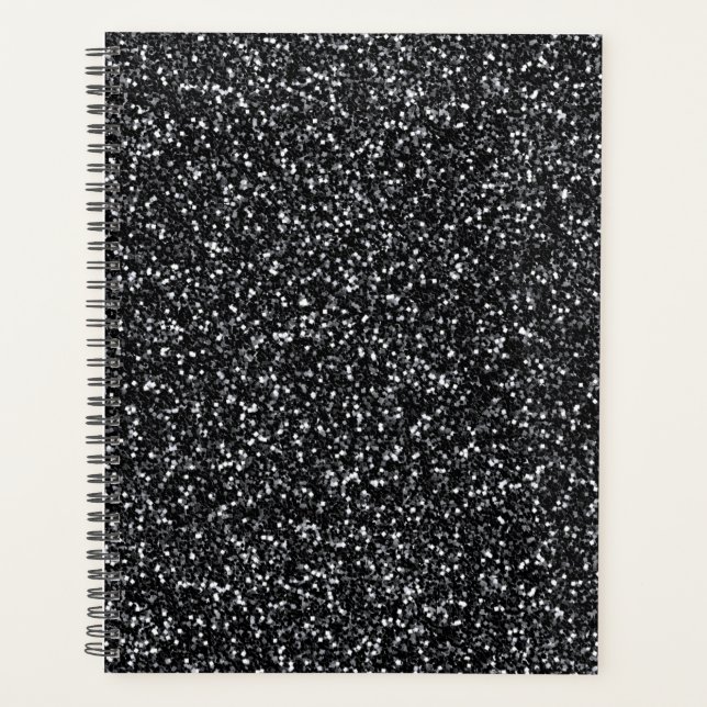 Agenda Brilho Preto Cinder (Frente)