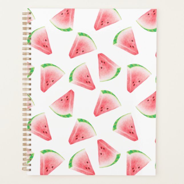 Agenda Brincadeira Watercolor Watermelon Planner (Frente)