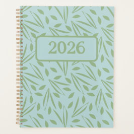 Agenda Brincando Entre a Folhagem: Verde sobre Verde Clar