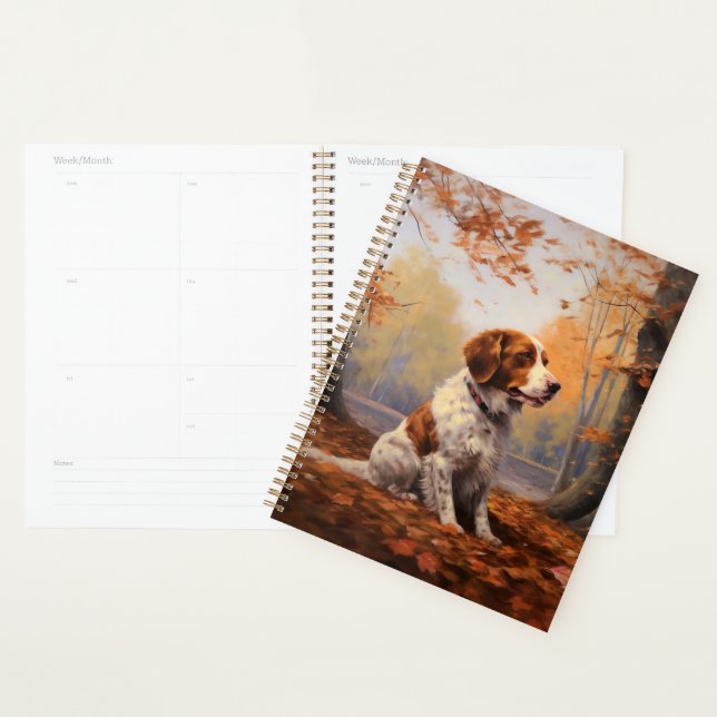 Agenda Brittany Spaniel no outono deixa cair inspiração (Exibição)