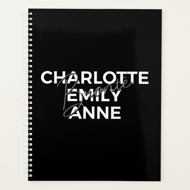 Agenda Brontë Sisters II - Charlotte & Emily & Anne (Frente)