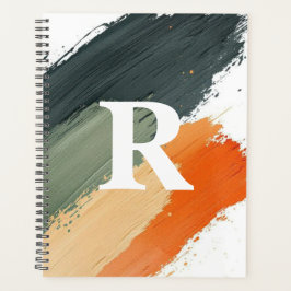 Agenda Brush-Painted Terrain Monogram