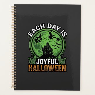 Agenda Bruxa da Abóbora de Halloween Teia de Aranha Dupla
