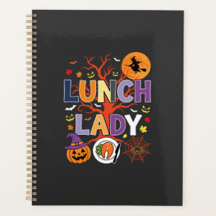 Agenda Bruxa da Cozinha da Senhora do Almoço do Halloween