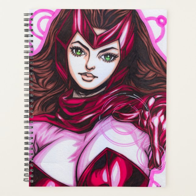 Agenda Bruxa Escarlate ~ Wanda Maximoff (Frente)