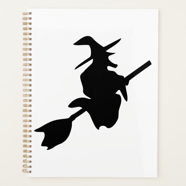 Agenda bruxa halloween (Frente)