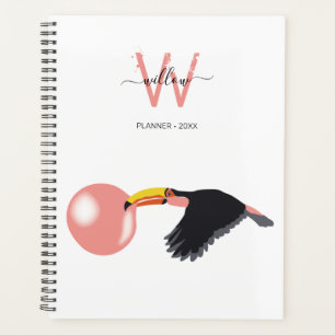 Agenda Bubble Gum Toucan Soprando Bolha