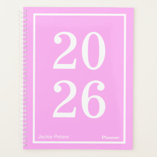 Agenda Bubblegum Pink Big Year Large