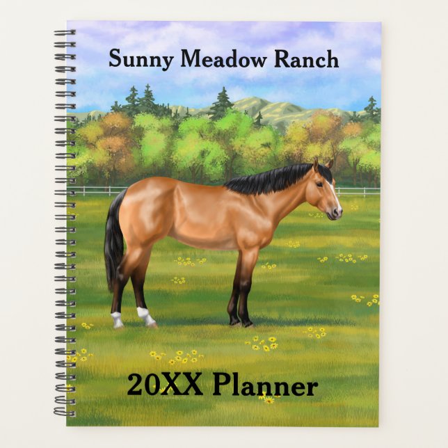 Agenda Buckskin Dun Quarter Horse (Frente)