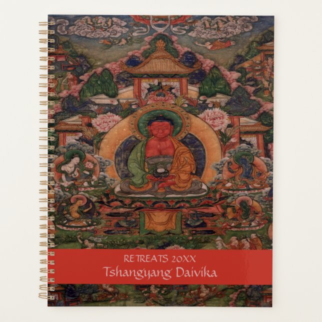 Agenda Buddha Amitabha in His Pure Land of Suvakti  (Frente)