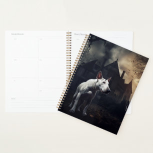 Agenda Bull Terrier Halloween Assustador