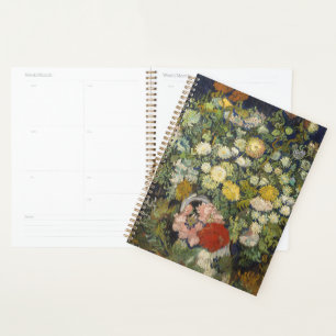 Agenda Buquê Floral Impressionista Vintage Van Gogh