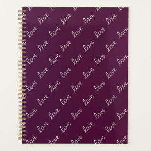 Agenda Burgundy Plum "Love"